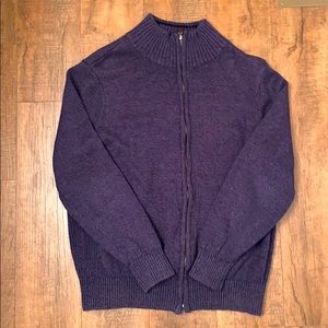 Dockers Navy Blue Zip Sweater
